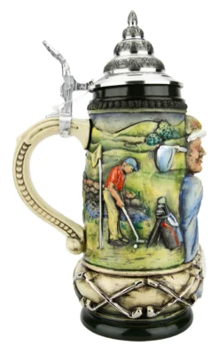 Golfer German Beer Stein -Beer Steins Shop Golfer German Beer Stein K393RZGO LS SM 48753.1653414013