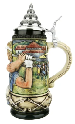 Golfer German Beer Stein -Beer Steins Shop Golfer German Beer Stein K393RZGO RS SM 25910.1653414492