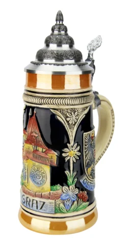 Graz Austria Beer Stein -Beer Steins Shop Graz Austria Beer Stein K300RG RA SM 22127.1591219368