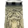 Greece Beer Stein Rustic Blue
