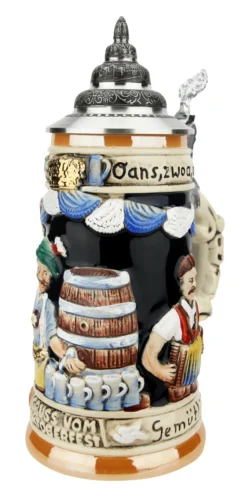 Gruss Von Oktoberfest Prosit Beer Stein -Beer Steins Shop Gruss von Oktoberfest Prosit Beer Stein K009BL RA SM 98697.1618339149