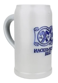 Hacker Pschorr Brewery 1 Liter Salt Glaze Stoneware Beer Mug -Beer Steins Shop Hacker Pschorr Brewery 1 Liter Salt Glaze Stoneware Beer Mug MS4523 1HP LA SM 61112.1541530500