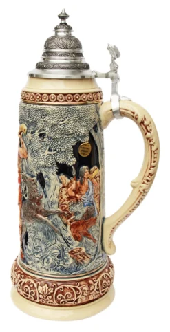 King Limitaet 2014 | Hermann The German Handpainted Beer Stein -Beer Steins Shop Hermann the German Limitat 2014 Beer Stein K2044B RS SM 21005.1400600110