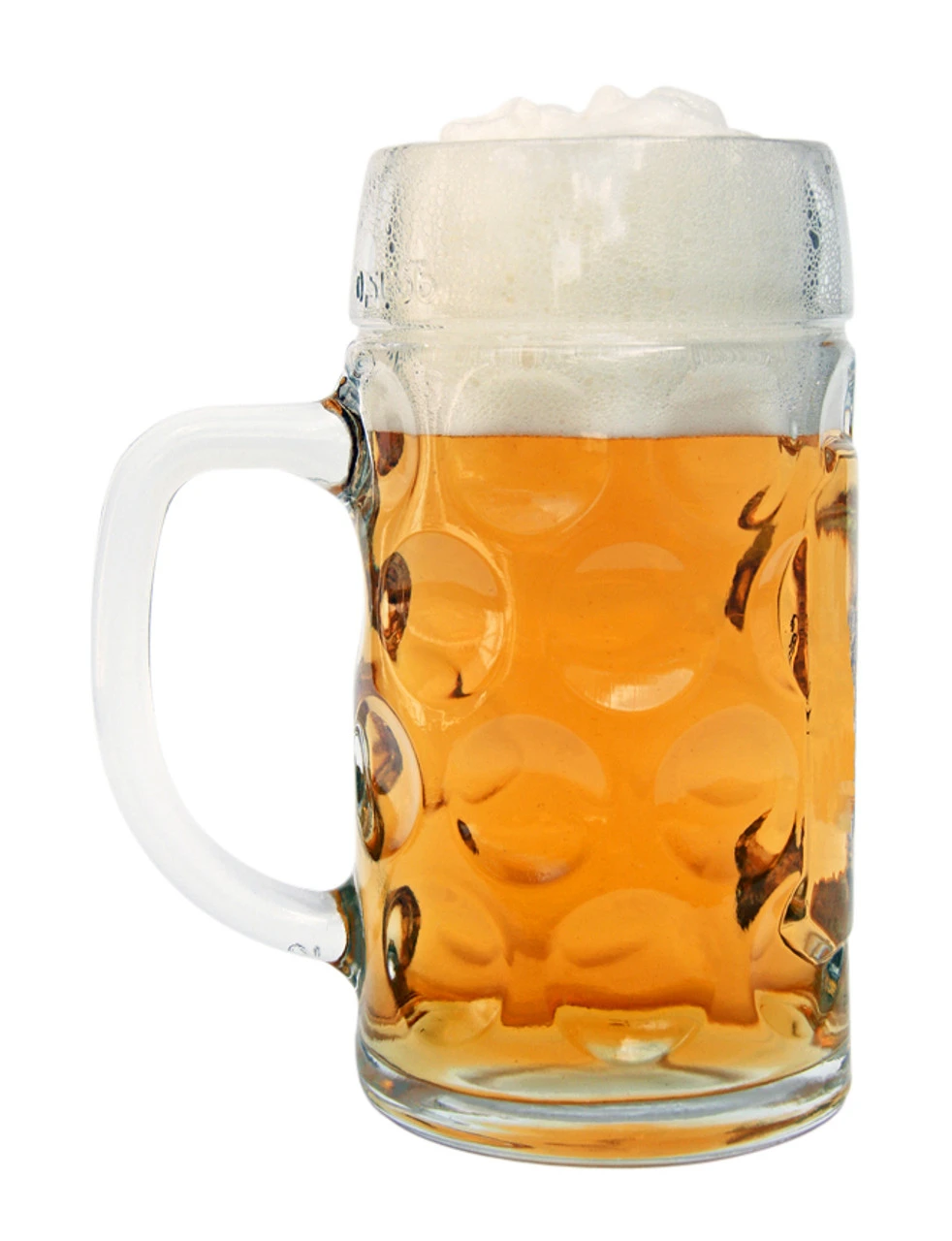 Hofbrauhaus HB 0.5 Liter Glass Beer Mug 2 Hofbrauhaus HB 0.5 Liter Glass Beer Mug - Image 2
