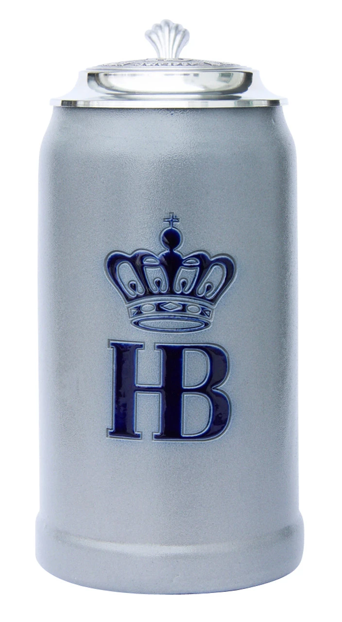 Hofbrauhaus HB 1 Liter Salt Glaze Stoneware Beer Stein