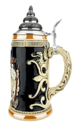 Iceland Coat Of Arms Beer Stein -Beer Steins Shop Iceland Coat of Arms Beer Stein K1012IS RS SM 71117.1619040525