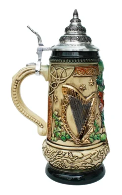 Ireland Beer Stein Rustic -Beer Steins Shop Ireland Irish Leprechaun Beer Stein K393RUI LS SM 57771.1401397370