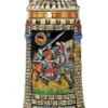 Medieval Tower Beer Stein With Stoneware Lid