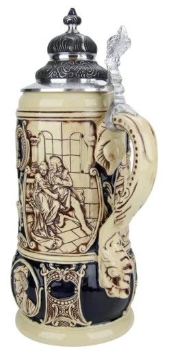 King Limitaet 2001 | Lohengrin Antique Style Beer Stein -Beer Steins Shop King Limitaet 2001 Lohengrin Antique Style Beer Stein K2031E BA SM 31225.1479252398