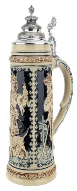 King Limitaet 2004 | Goddess Of Hunters Antique Style Beer Stein -Beer Steins Shop King Limitaet 2004 Goddess of Hunters Handpainted Beer Stein Cobalt K2034E RA SM 97514.1461705822