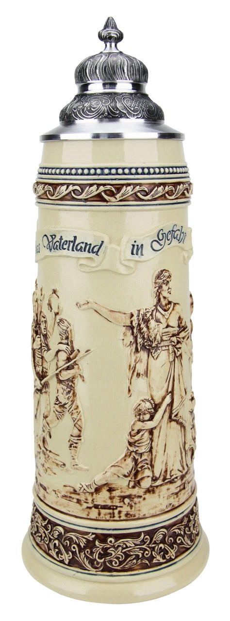 King Limitaet 2017 | Defending The Homeland Antique Style Beer Stein - Image 2