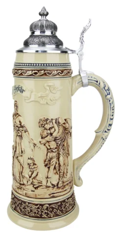 King Limitaet 2017 | Defending The Homeland Antique Style Beer Stein -Beer Steins Shop King Limitaet 2017 Defending the Homeland Antique Style Beer Stein K2047E RS SM 00012.1489794027