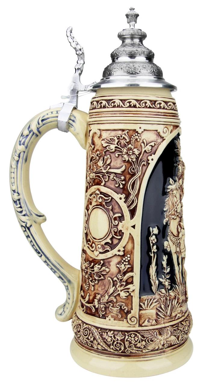 King Limitaet 2019 | Falcon Hunt Antique Style Beer Stein 3 King Limitaet 2019 | Falcon Hunt Antique Style Beer Stein - Image 3