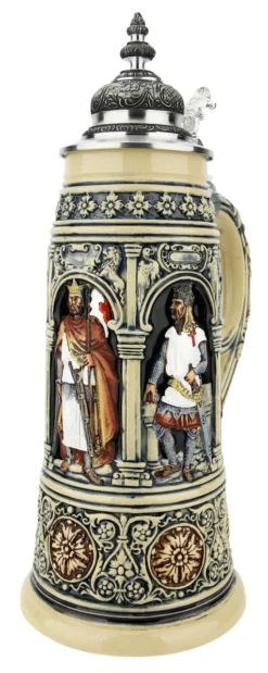 King Limitaet 2023 | Crusaders Handpainted Beer Stein 8 King Limitaet 2023 | Crusaders Handpainted Beer Stein -Beer Steins Shop King Limitaet 2023 Crusaders Handpainted Beer Stein K2053B RA SM 45131.1678916192