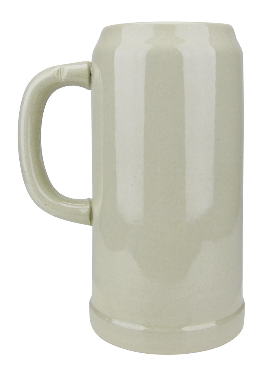King Werk Gray Glaze Stoneware Beer Mug 1 Liter 1 King Werk Gray Glaze Stoneware Beer Mug 1 Liter