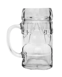 Lederhosen Glass Beer Mug 0.5 Liter -Beer Steins Shop Lederhosen Glass Beer Mug 0.5 Liter GS200005 Back SM 63233.1433346949