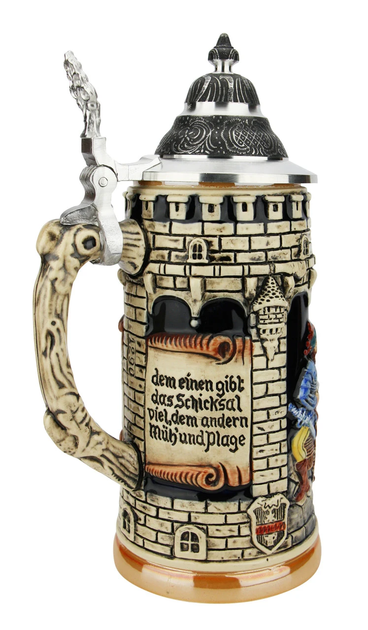 Lifes A Gamble Medieval Themed Beer Stein - Image 3
