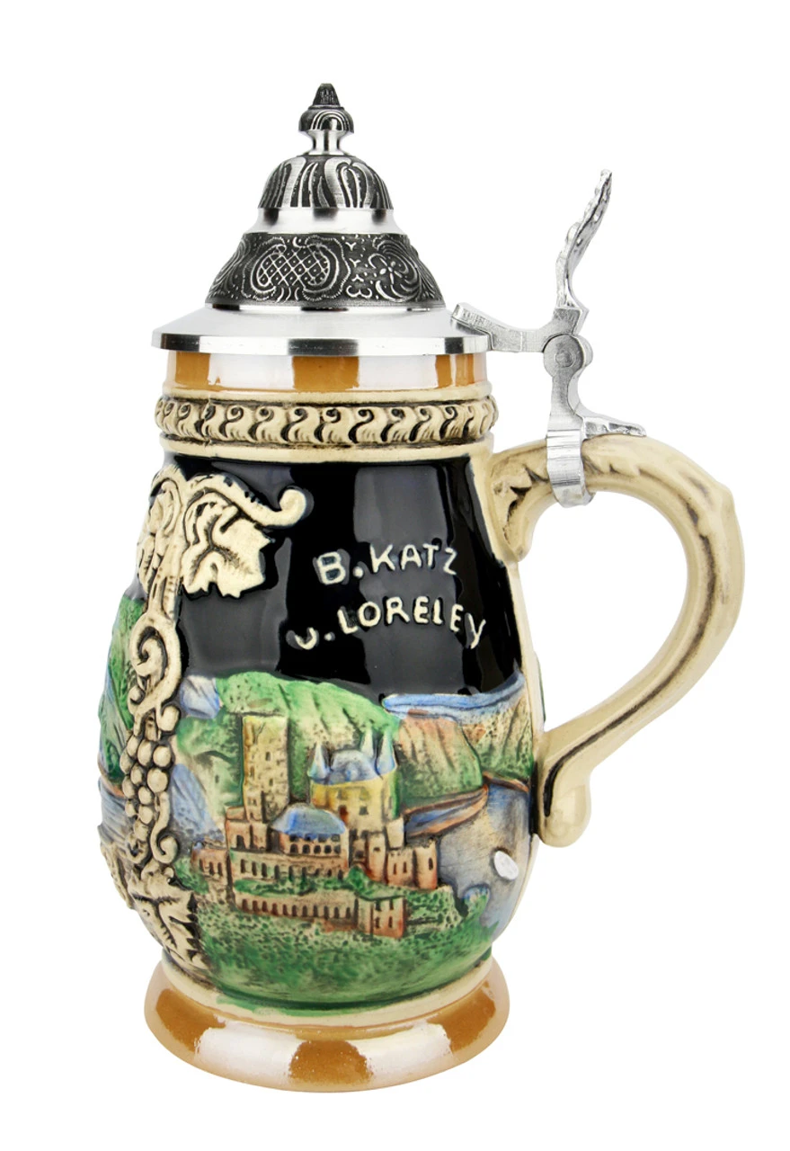 Loreley St. Goar Rhein River Beer Stein - Image 4
