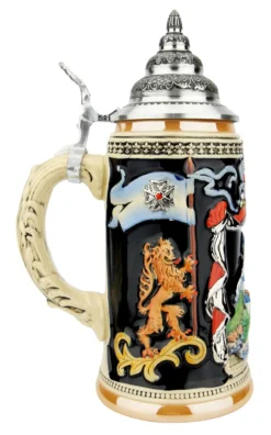 Majestic Neuschwanstein Castle German Beer Stein -Beer Steins Shop Majestic Neuschwanstein Castle German Beer Stein K306NSS LS SM 85081.1650923756