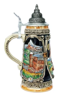 Matterhorn Switzerland Beer Stein -Beer Steins Shop Matterhorn Switzerland Beer Stein K303M LS SM 45746.1401397777
