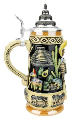 Mexico Beer Stein -Beer Steins Shop Mexico Beer Stein K393MEX LS SM 39435.1586808353