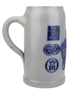 Munich Breweries 1 Liter Salt Glaze Stoneware Beer Mug 12 Munich Breweries 1 Liter Salt Glaze Stoneware Beer Mug -Beer Steins Shop Munich Breweries 1 Liter Salt Glaze Stoneware Beer Mug MS6BRAU1 LS SM 65549.1503860316