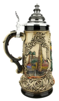 Munich Glockenspiel Beer Stein -Beer Steins Shop Munich Glockenspiel Beer Stein ZB1937906 LS SM 39399.1618881333