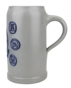 Munich Purity Law 1487 1 Liter Salt Glaze Stoneware Beer Mug 10 Munich Purity Law 1487 1 Liter Salt Glaze Stoneware Beer Mug -Beer Steins Shop Munich Purity Law 1 Liter Salt Glaze Stoneware Beer Mug MS14871 RS SM 93044.1503870469