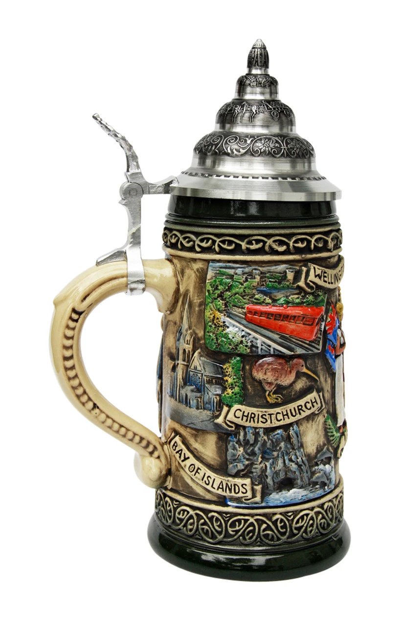 New Zealand Beer Stein Rustic 2 New Zealand Beer Stein Rustic - Image 2