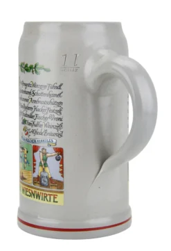 Official Munich Oktoberfest 2014 Wirtekrug Salt Glaze Beer Mug -Beer Steins Shop Official Munich Oktoberfest 2014 Wirtekrug Beer Mug RK2014OKT Back SM 71216.1479241593