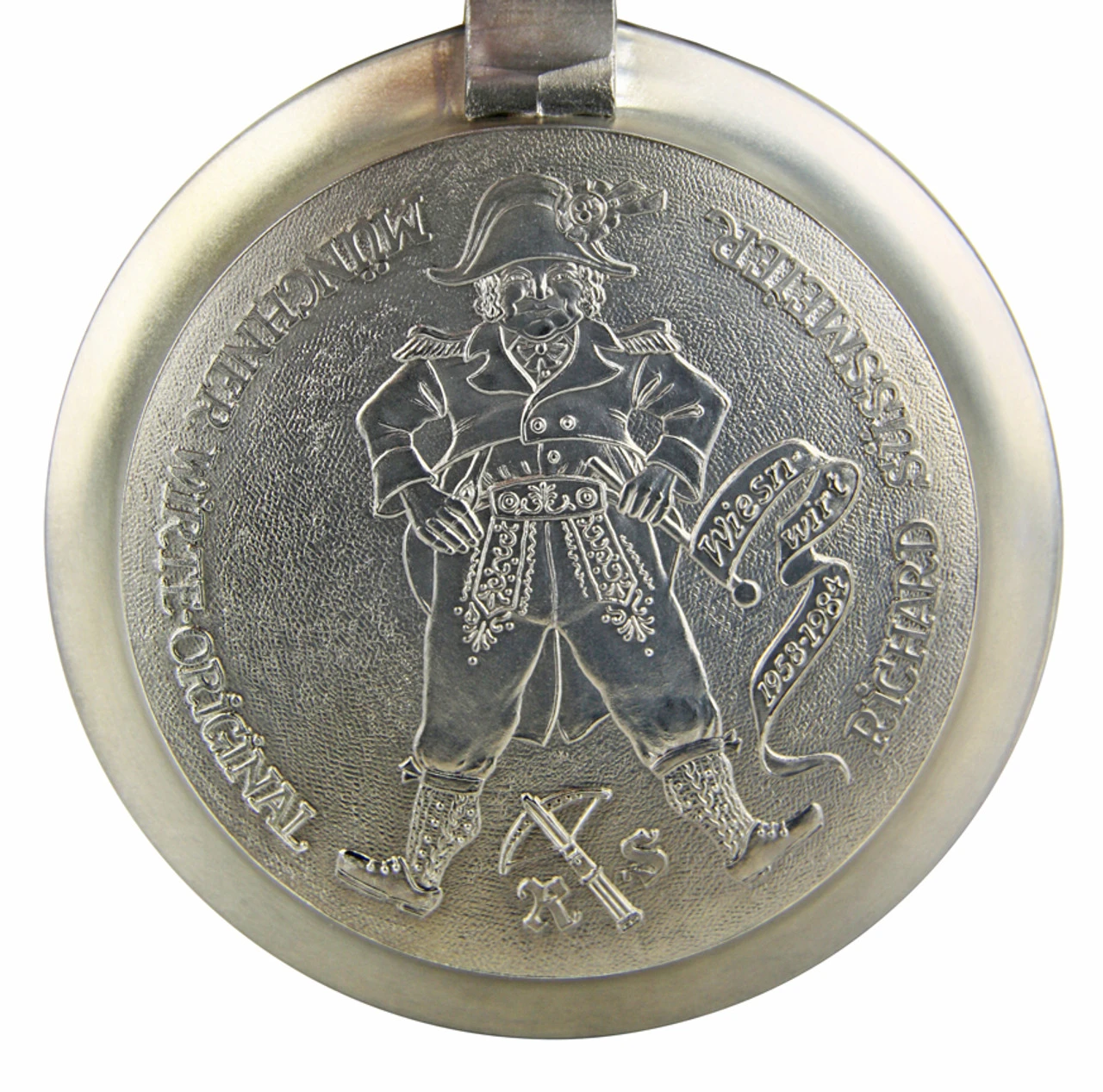 Official Munich Oktoberfest 2015 Wirtekrug Salt Glaze Beer Stein - Image 5