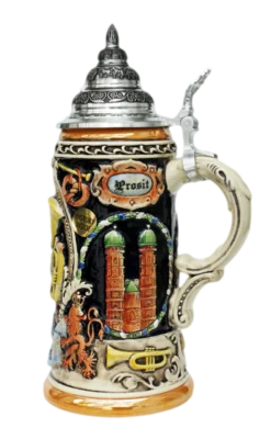 Oktoberfest Oompah Band Beer Stein -Beer Steins Shop Oktoberfest Oompah Band Beer Stein K202 2 RS SM 11933.1395862064