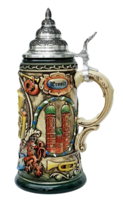 Oktoberfest Oompah Band Beer Stein Rustic -Beer Steins Shop Oktoberfest Oompah Band Beer Stein Rustic K202 2 RS SM 31469.1395862095