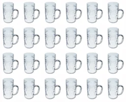 Plastic Beer Mug 24 Pack 0.5 Liter