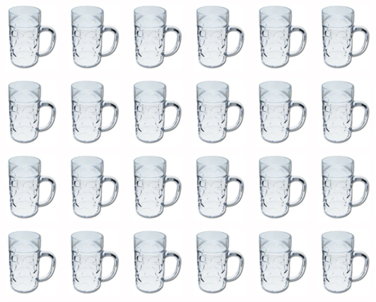 Plastic Beer Mug 24 Pack 0.5 Liter 1 Plastic Beer Mug 24 Pack 0.5 Liter