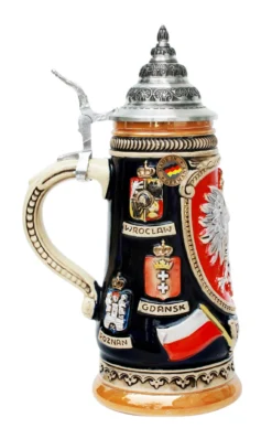 Polska Beer Stein Cobalt 5 Polska Beer Stein Cobalt -Beer Steins Shop Polska Beer Stein Cobalt K307P LS SM 97038.1401398791