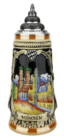 Portraits Of Munich Hand Painted Beer Stein