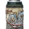 Power Of The Pack Wolf Beer Stein With Wolf Lid
