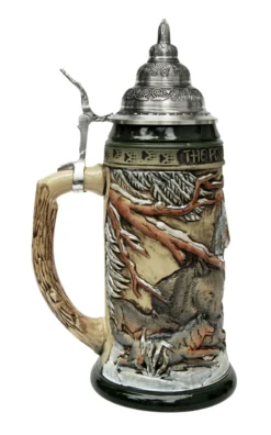 Power Of The Pack Wolf Beer Stein Rustic 6 Power Of The Pack Wolf Beer Stein Rustic -Beer Steins Shop Power of the Pack Wolf Beer Stein Rustic K955RU LS SM 57343.1446391299