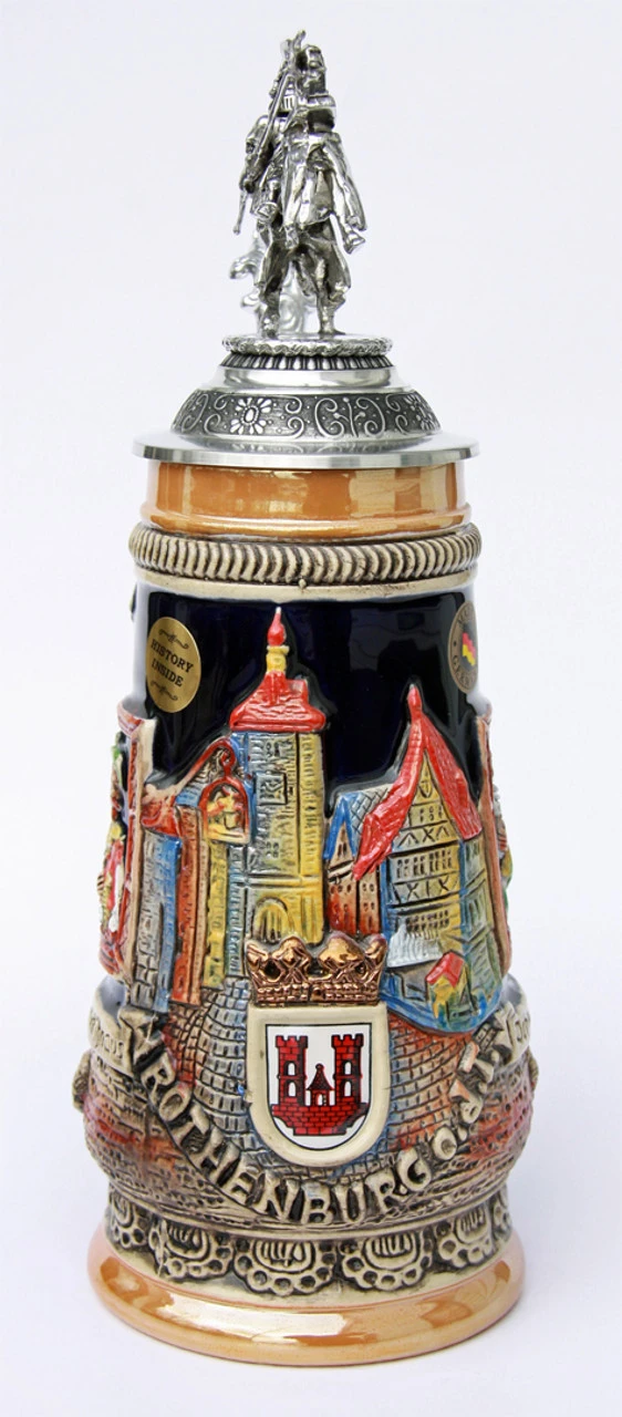 Rothenburg Jousting Knight Beer Stein - Image 2