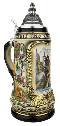 Rothenburg German Beer Stein 11 Rothenburg German Beer Stein -Beer Steins Shop Rothenburg German Beer Stein ZB1424S6969 LA SM 79100.1650121286