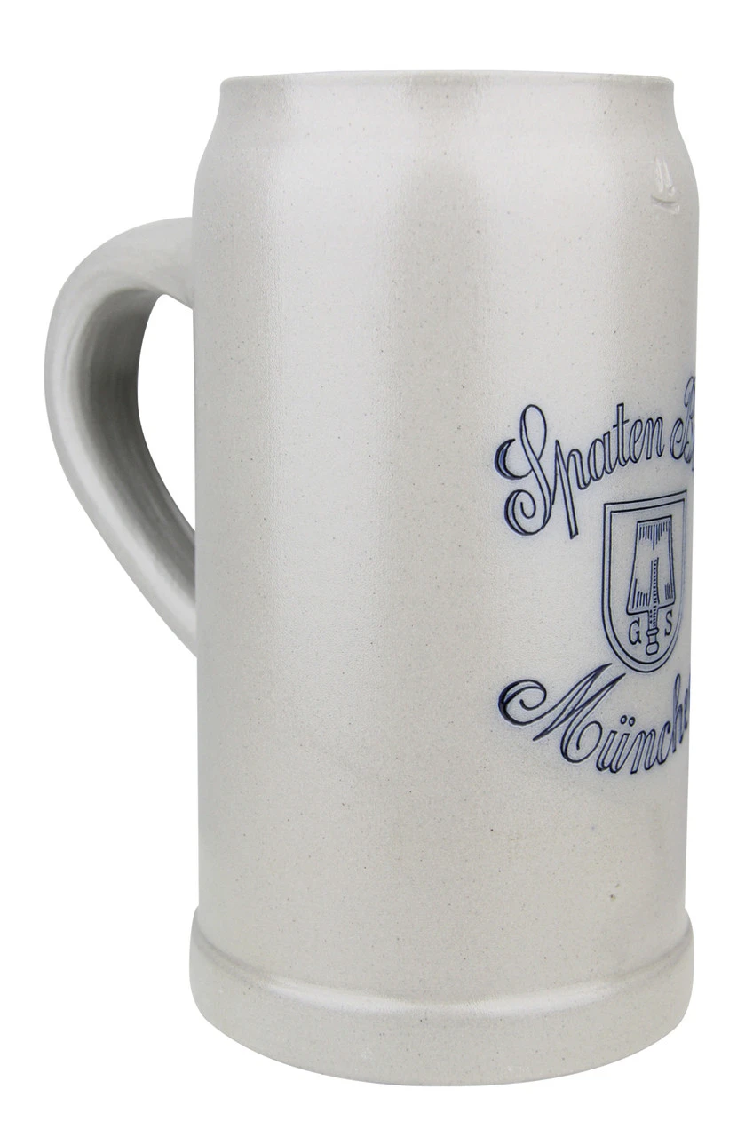Spaten Brau Brewery 1 Liter Salt Glaze Stoneware Beer Mug - Image 2