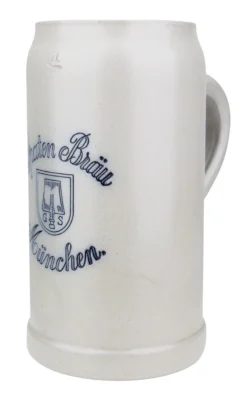 Spaten Brau Brewery 1 Liter Salt Glaze Stoneware Beer Mug -Beer Steins Shop Spaten Brau Brewery 1 Liter Salt Glaze Stoneware Beer Mug MS4523 1SB RA SM 47501.1541527173