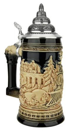 Train Beer Stein | Antique Style -Beer Steins Shop Train Beer Stein Antique Style K940EZ LA SM 96928.1631571572